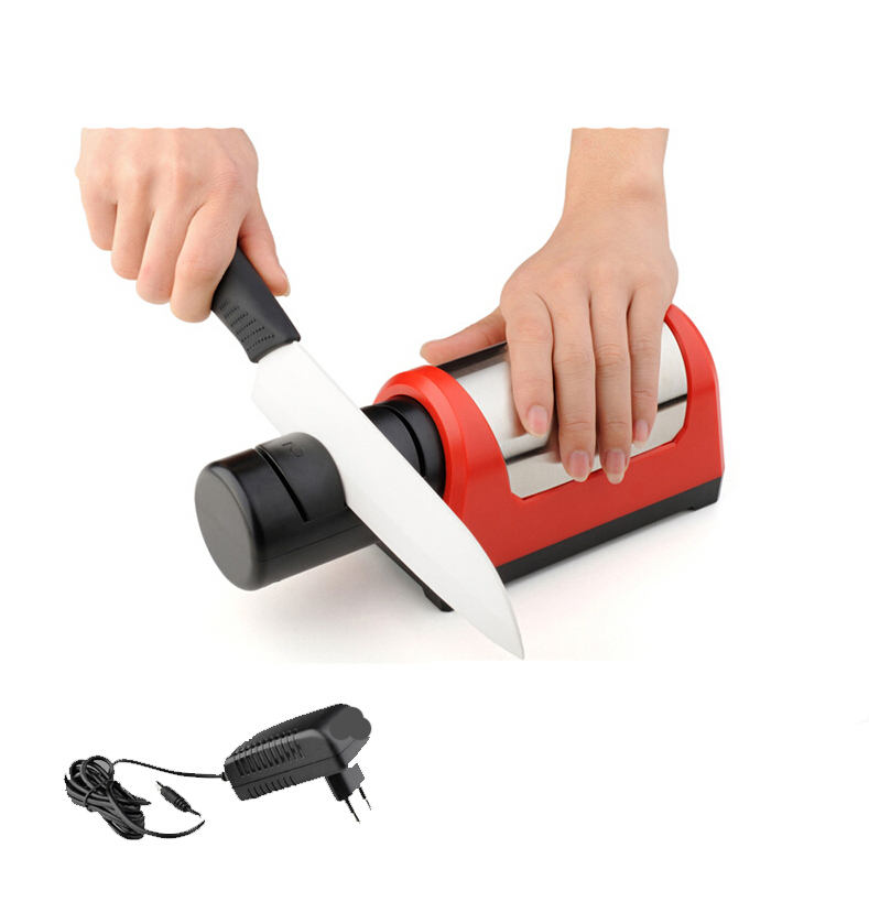 TAIDEA Two Stages Diamond Ceramic Kitchen Chef Knife Electric sharpener T1030D CE CQC 18W head can