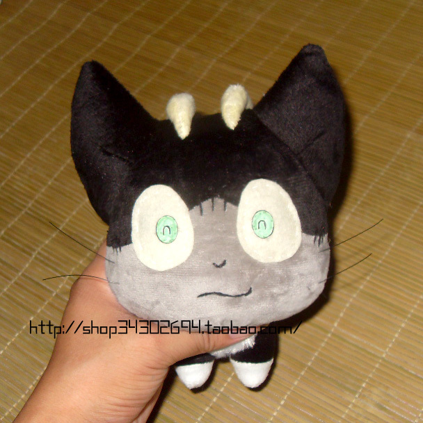 blue exorcist cat plush