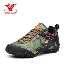 XIANGGUAN New Woman Hiking Shoes Women Waterproof Trekking Boots Green Zapatillas Sports Climbing Shoe Outdoor Walking Sneakers
