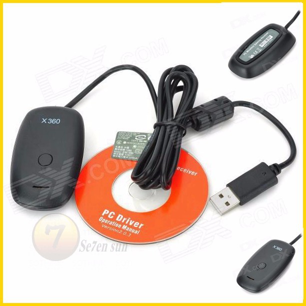 PC-Wireless-Controller-Gaming-USB-Receiver-Adapter-For-Microsoft-XBOX-360-