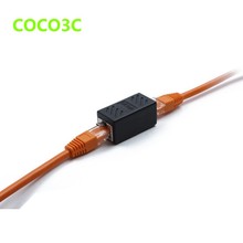 RJ45 Adapter Ethernet Network Net LAN Plug Cable Join Extension Female to Female Connector for routers hubs network RJ-45