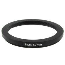 Tiempo de las compras! 62 mm – 52 mm 62 mm a 52 mm negro bajada anillo adaptador para cámara