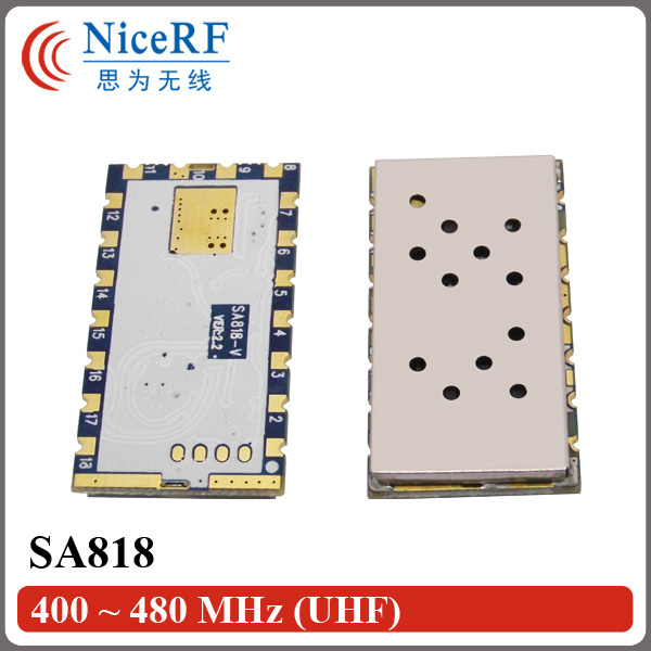 Hot sale 2pcs lot RDA1846S chip Embedded walkie talkie module SA818 module 400 480 MHz CDCSS