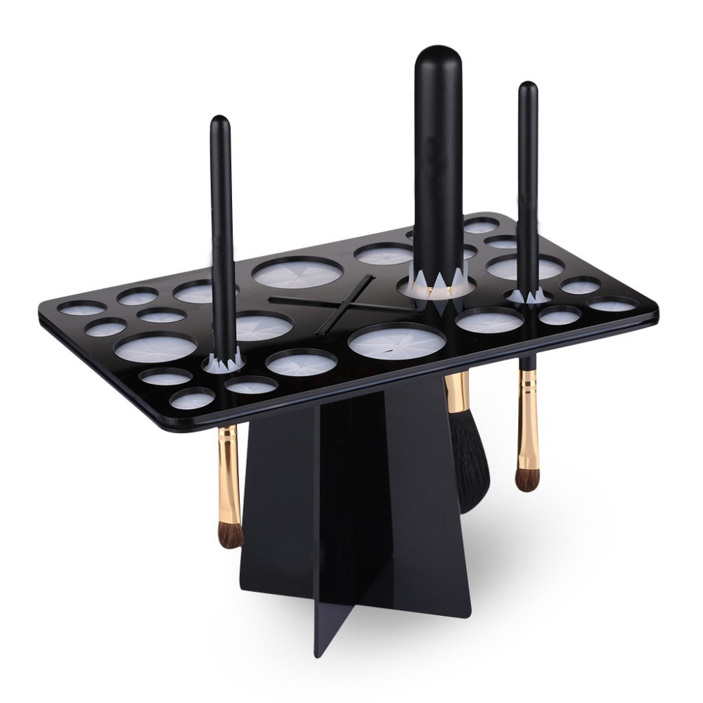 Acrylic Makeup Brush Holder Make up Tree Brushes Organizer Brush Dryer