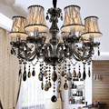 Ecolight Modern led crystal chandeliers 6 Lights for kitchen room Livingroom Bedroom Gray Color K9 crystalchandelier