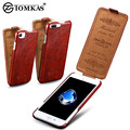 Flip Case For iPhone 7 7 Plus Business Style Wax PU Leather Phone Bag For Apple