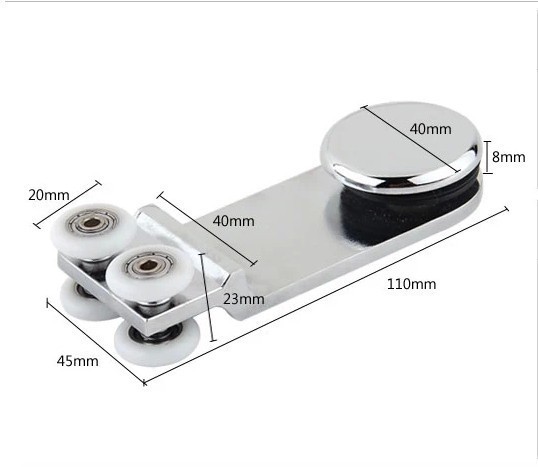 Description Picture 4 of item4pcs shower door roller Extended conjoined wheel