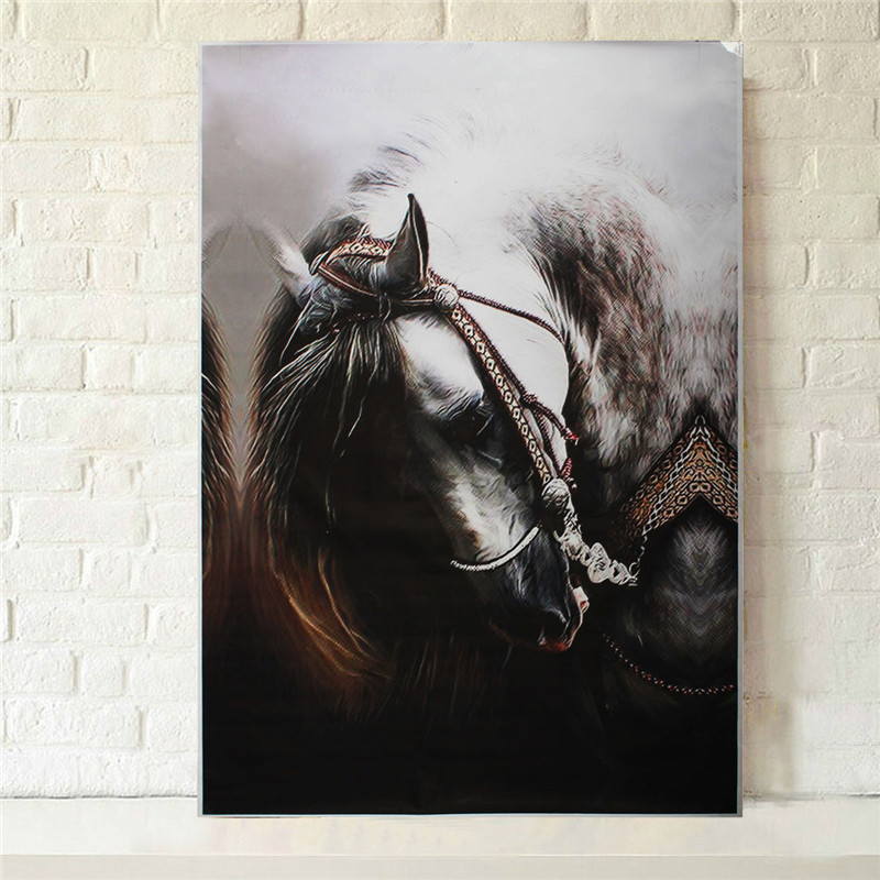 Hot Sale Modern Frameless Pictures Painting Art Oil Painting On Canvas Home Wall Decoration horse 71x101cm