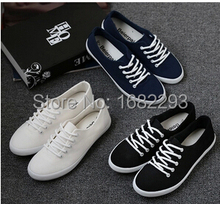 Japan JK uniform shoes Low help canvas shoes shallow mouth striped female of wind tide lazy