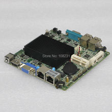 QOTOM Nano ITX Motherboard with celeron j1800 processor onboard, dual core 2.41 GHz, up to 2.58 GHz, HD-MI, VGA, 2 LAN, 4 USB