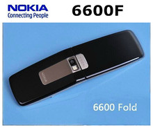 6600F Original Refurbished Unlocked Nokia 6600 Fold Mobile Phone Blue Black Color with Russian keyboard or