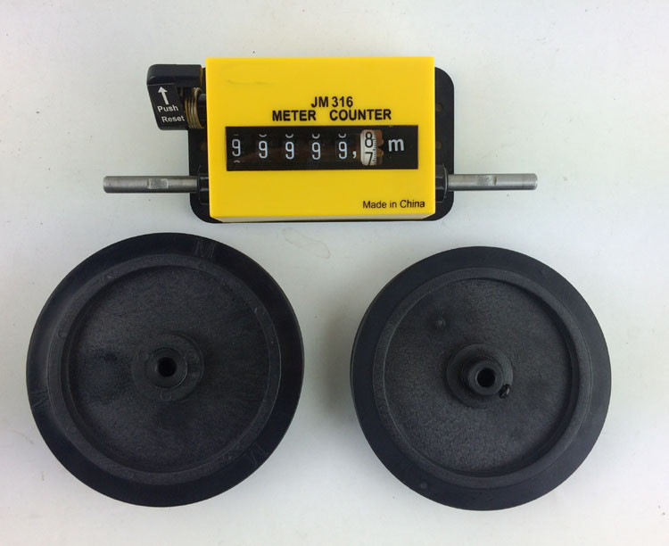 1-99999.9m Meter counter Rolling type meter counter length counter with  reset function - AliExpress Tools