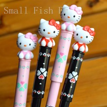 Cute Hello Kitty Style Gel pen Sign Pen 0.38mm Black Ink Pen for Kids Children Students Office School Writing Supplies Escolar