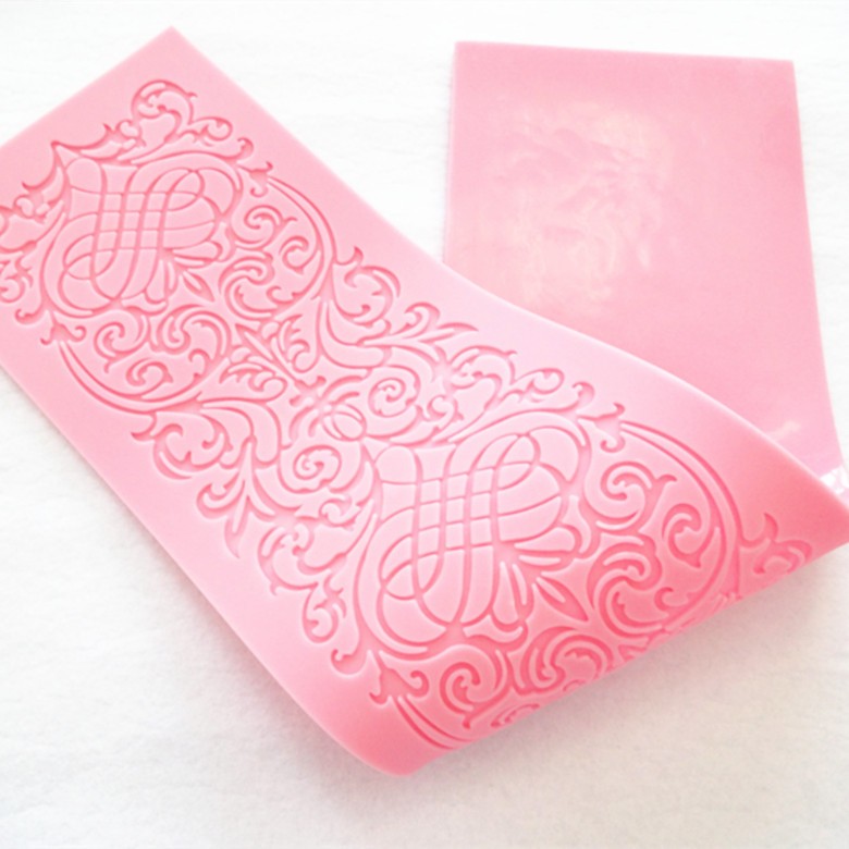 Easy Cleaning Silicone Cake Lace Mats Fondant Flower Mould Silicone Molds For Cake Decorating