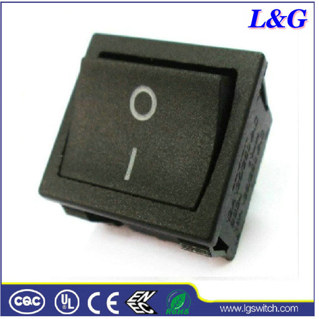 Buy 5 pcs/lot DPST Rocker Switches, 19 x 22mm Cutout