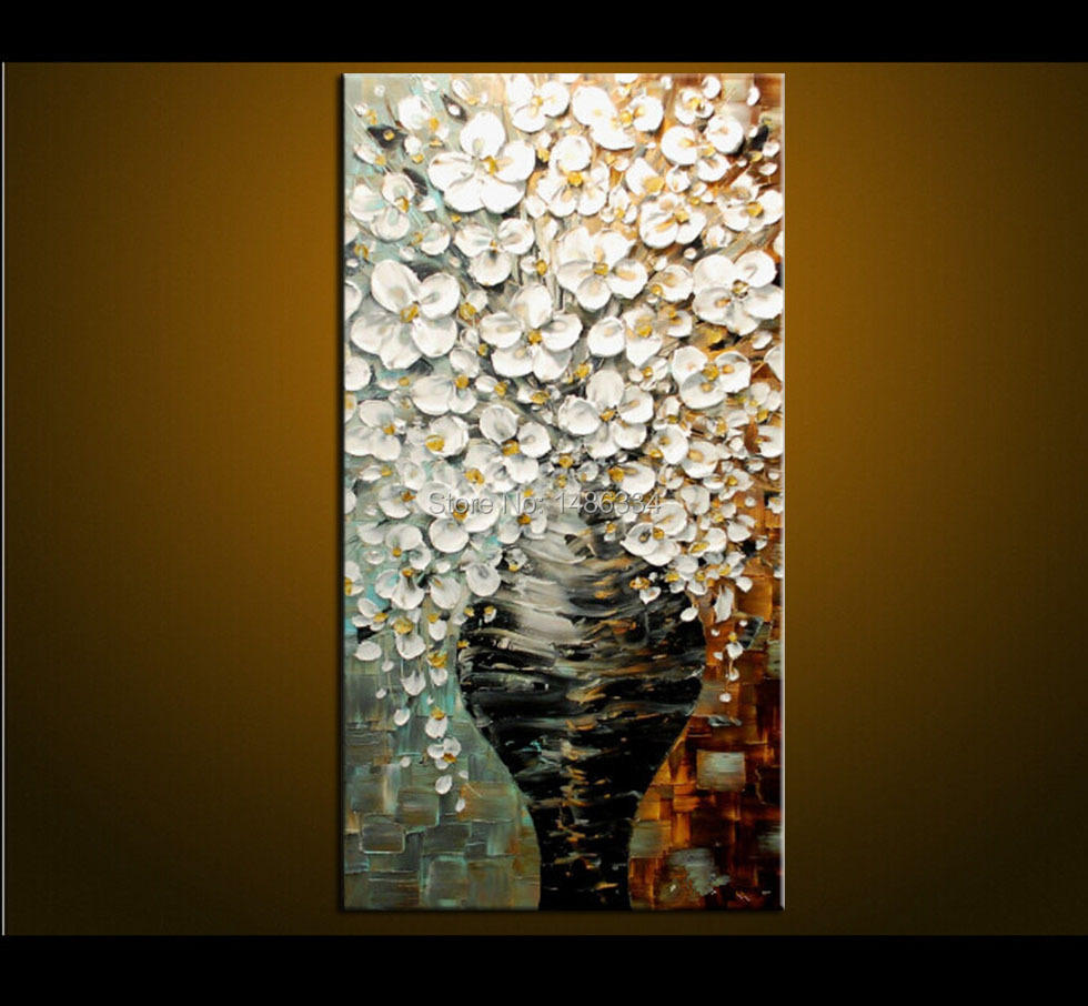 Hoge kwaliteit moderne acryl schilderen bloemen koop goedkope ...