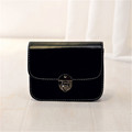 woman handbags 2016 new fashion solid pu leather bags retro turn lock type bag ladies