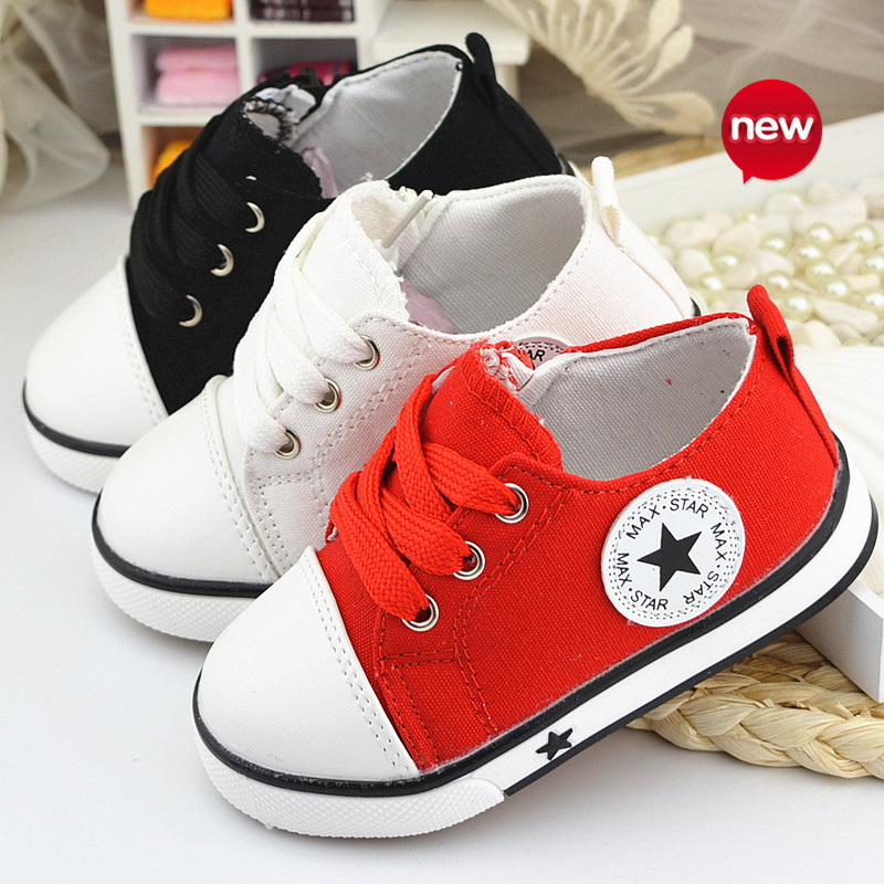 2015 summer spring Canvas children s shoes star fashion sneakers kids lace up casual shoes for