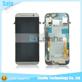 New replacement for HTC One M8 lcd display with touch screen digitizer with frame complete silver
