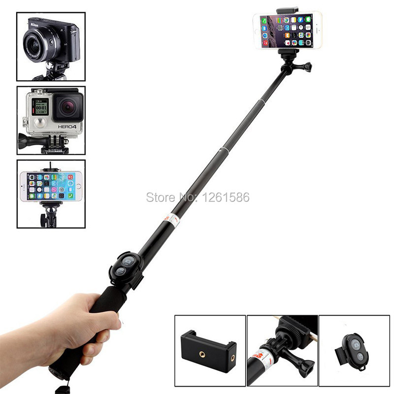 Selfie Stick Extendable Monopod+Tripod+Bluetooth Remote (41)
