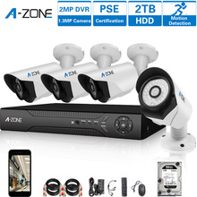A ZONE CCTV Security System Waterproof Outdoor with 2TB HDD 960P AHD Camera Kits font b