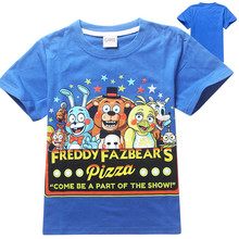 Five nights at freddy t shirt kids clothes boys clothing freddy’s camisetas t-shirt kids fashion boys clothes children t shirts