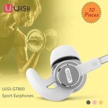 HOT Lot 10 Sport Earphone with Microphone UiiSii GT800 3.5mm Earbud Auriculares for Running Anti Sweat for iPhone Samsung Xiaomi