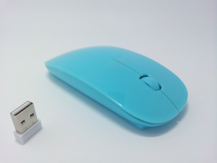 Wireless Mouse - Blue_Front