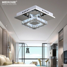 Square LED Crystal Chandelier Light for Aisle Porch Hallway Stairs wth LED Light Bulb 12 Watt 100% Guarantee