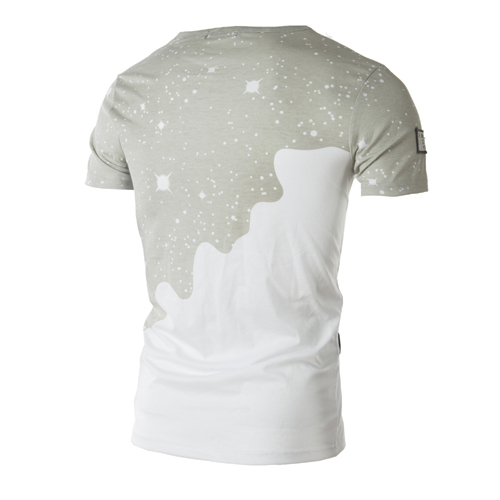 New 2015 Mens Summer Tees Shirt Short Sleeve t shirt Man Plus Size Start Printed Cotton