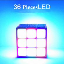 Bluetooth Audio Cubes Speaker Colorful LED Lamp Outdoor Portable Card Mini Bluetooth Speakers Free Drop Shipping