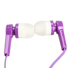 Hot 3 5mm In Ear Earphone Candy Color Symmetric Headphone Flat Cable Versatile New Arrival Promotion