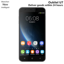 Original Oukitel U7 MTK6582 Quad Core Cell Phone 5.5 inch IPS QHD Android 4.4 Dual Sim Smartphone 1GB+8GB 8.0MP Camera WCDMA OTG