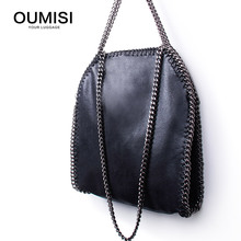 Women Bag Message Bag Pu Leather Fashion Portable Chain Bag Woven Shoulder bag bolsa feminina carteras mujer stella handbag 6203