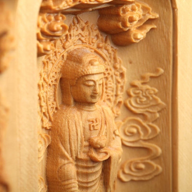 Details about   12" Collect China Art Boxwood Wood Handcarved Ancient Beautiful Girl Statue 