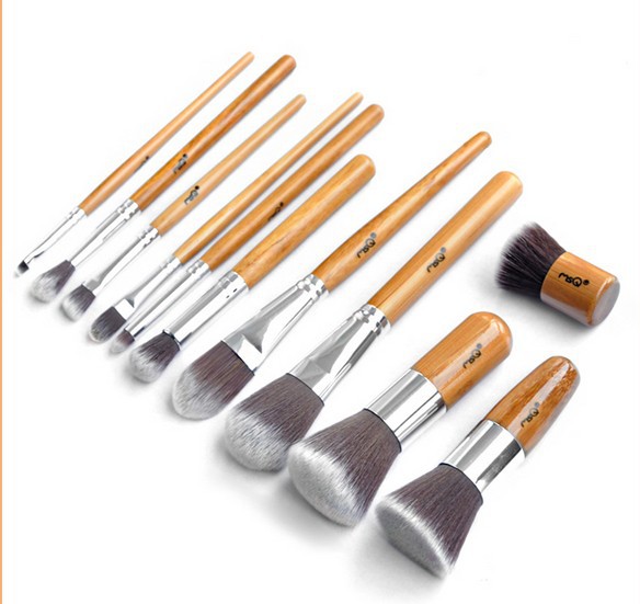 handle  brush set makeup makeup all Natural professional natural  sets bamboo stores brush 11