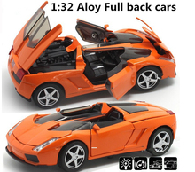 Суперкар 1:32 сплав модель, Задерживать игрушка автомобиль, Синий Diecasts игрушки автомобили