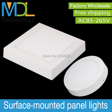 Surface Mounted LED Panel Lights SMD 2835 120 Degree LED Lighting 6W 12W 18W 25W High Power 110-265V Hot Sale MDLPL-003