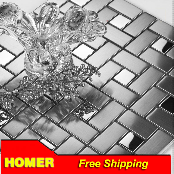 Metallic effect kitchen wall tiles. hellion silver metallic effect ... Diseño Backsplash Silver