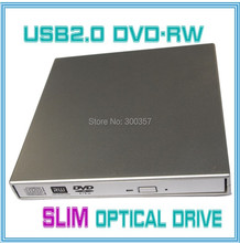 USB 2.0 Portable External Slim DVD/CD-RW Burner Recorder Optical Drive CD DVD ROM Combo Writer 24x For Tablets Computer PC