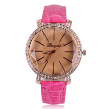 Top Brand Women Diamond Watches Leather Ladies Wrist Watch Luxury Bracelet Watch Relogio