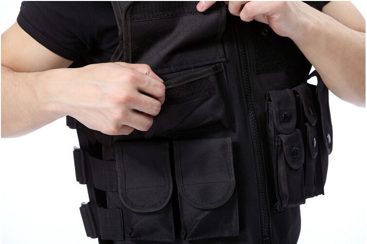 Man\'s tactical vest ,bulletproof vest Molle Tactical bulletproof vest Black vest cs vest (5)