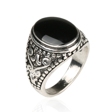 The Black Friday jewelry Sold On The Cheap 925 Sterling Silver Ring Vintage Look Enamel Punk