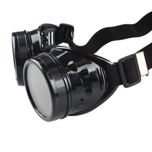 Unisex Gothic Vintage Victorian Style Steampunk Goggles Welding Punk Gothic Glasses Cosplay 4Colors Free Shipping