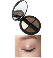 1pc Glitter Natural Smoky 4colors Eyeshadow Palette Shining fashion Makeup cream eye shadow Cosmetic