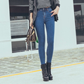 Women Jeans Skinny Slim Denim Pants For Women Pencil Fit Pants Elastic Trousers Blue Plus Size