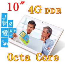 10 inch 8 core Octa Cores 2560X1600 DDR3 4GB ram 32GB 8.0MP Camera 3G sim card Wcdma+GSM Tablet PC Tablets PCS Android4.4 7 8 9