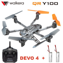 Get An Extra Battery ! Original Walkera QR Y100 5.8Ghz FPV Hexacopter Drone Helicopter with Camera DEVO 4 Transmitter(In Stock)
