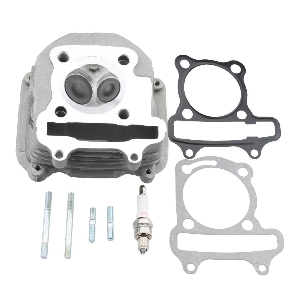 GOOFIT Cylinder Head 2 5 tall 150cc font b GY6 b font Engine with Gasket part