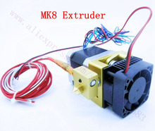 12/24V Fan Makerbot 3D Printer MK8 Single Extruder MK8 Extruder 12V/24V Heater 100K NTC thermistor,1.75mm Makerbot / Reprap